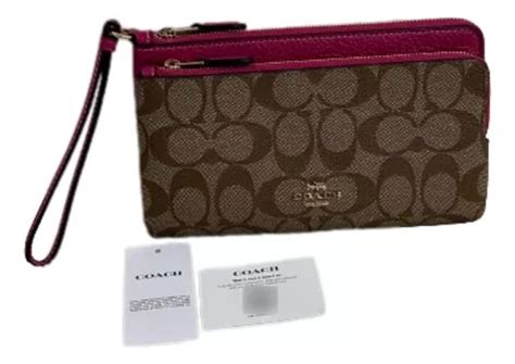 Muñequera Coach Original Para Mujer Doble Cierre.